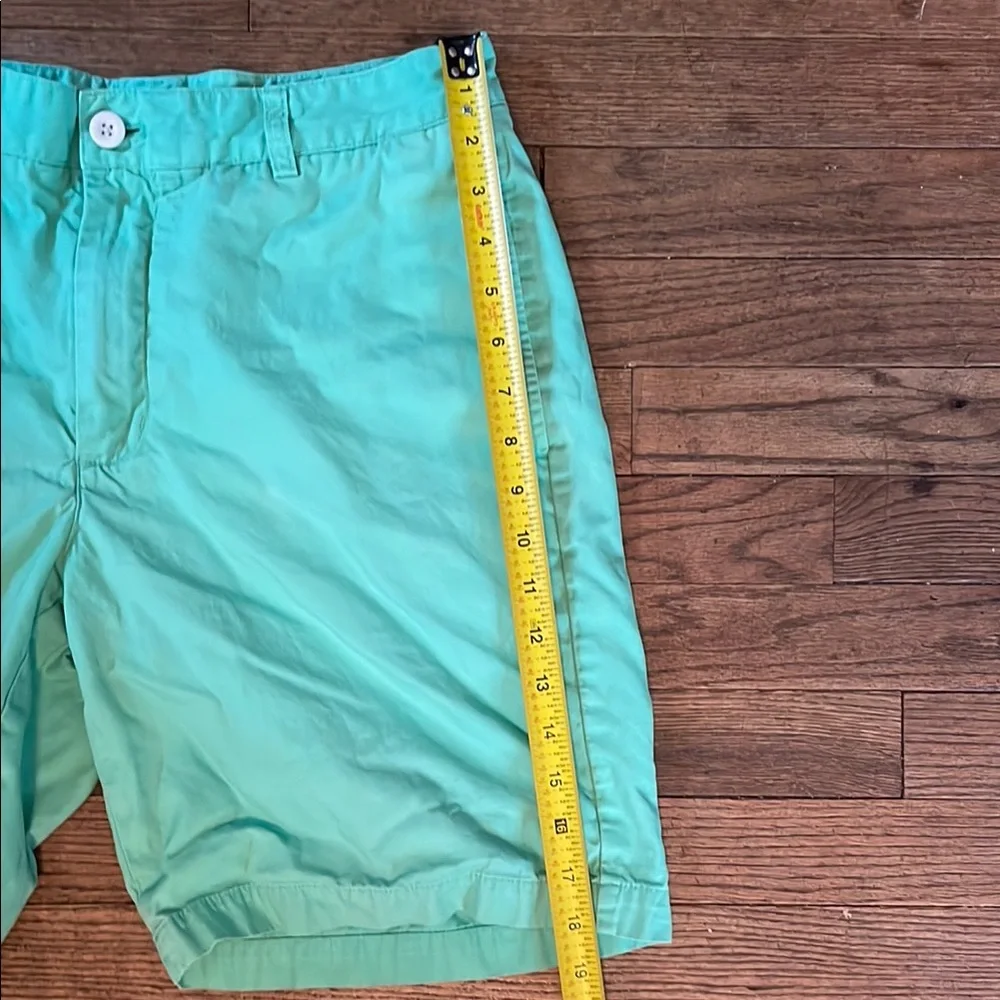 Vineyard Vines Lime Green Flat Front Shorts for men